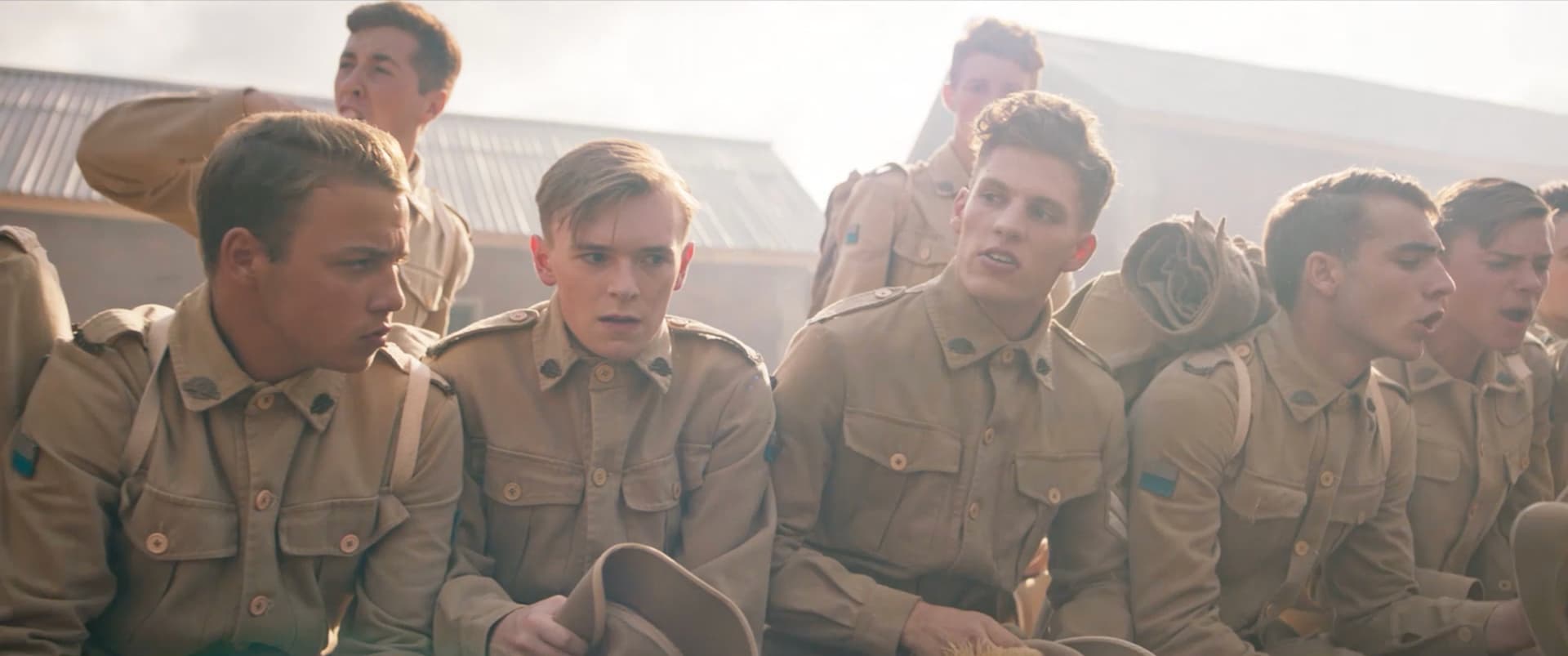 Tristan Alexander in Turkish Ice Cream - daytime scene with soldiers in uniform